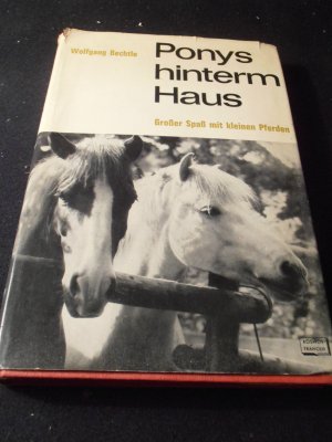 antiquarisches Buch – Wolfgang Bechtle – Ponys hinterm Haus. Großer Spaß mit kleinen Pferden. Mit 60 Fotos auf 36 Bildseiten. Dazu 41 Zeichnungen von Roland Dörfler. Mit Ex libris Aufkleber