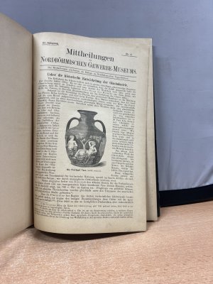 Mittheilungen des nordböhmischen Gewerbemuseums III. Jahrgang 1885 ,2-12, IV Jahrgang 1886, 1-12, V Jahrgang 1887, 1-12