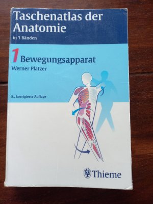 gebrauchtes Buch – Werner Platzer – Taschenatlas Anatomie. in 3 Bänden / Bewegungsapparat