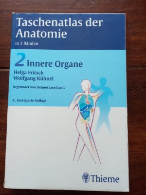 gebrauchtes Buch – Fritsch, Helga; Kühnel – Taschenatlas Anatomie. in 3 Bänden / Innere Organe