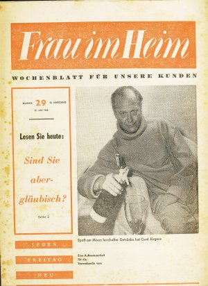 antiquarisches Buch – Regina Steib / H – "FRAU im HEIM" mit Curd Jürgens - Titel 1960 Einzelhandels-Zeitung