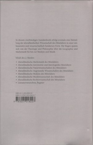 gebrauchtes Buch – Otto Mazal – Geschichte der abendländischen Wissenschaft des Mittelalters