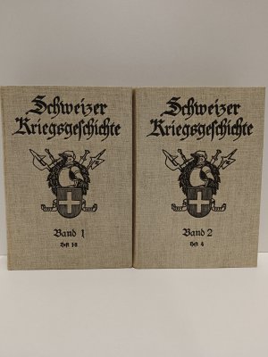 antiquarisches Buch – Schweizer Kriegsgeschichte Band 1-4 Heft 1-12