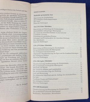 gebrauchtes Buch – Frenzel, Herbert A – Daten deutscher Dichtung. Chronologischer Abriss der deutschen Literaturgeschichte. Band 1., Von den Anfängen bis zum Jungen Deutschland. Band 2