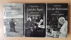 gebrauchtes Buch – Theodor Heuss – Von Ort zu Ort, Lust der Augen, Vor der Bücherwand