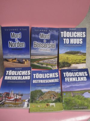 gebrauchtes Buch – Susanne Ptak – Mord in Norden. Ostfrieslandkrimi + 5 weitere Ostfriesenkrimis6