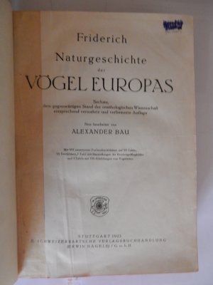 Vögel Europas