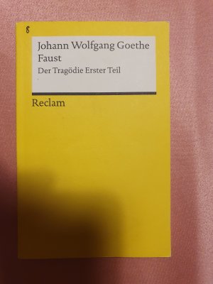 gebrauchtes Buch – Goethe, Johann Wolfgang – T. 1., Der Tragödie 1. Teil