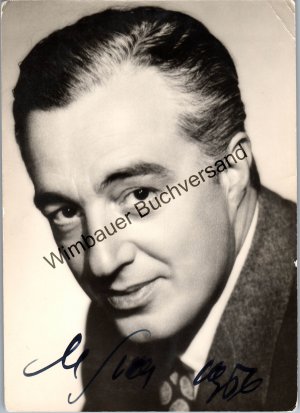 gebrauchtes Buch – Sica, Vittorio de – Original Autogramm Vittorio de Sica (1901-1974) FAHRRADDIEBE /// Autograph signiert signed signee