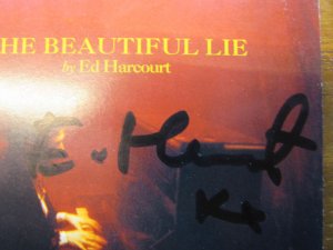 gebrauchter Tonträger – Ed Harcourt – The Beautiful Lie SIGNIERT /// Autogramm Autograph signiert signed signee