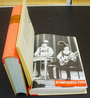 Olympisches Feuer - Zeitschrift der Olympischen Gesellschaft - Jahrgang 1965, 12 Ausgaben, komplett, im Halbleinen-Einband gebunden - Ausgaben: 1.-1965 […]