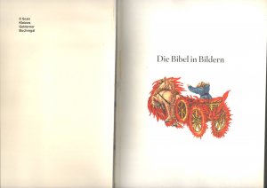 gebrauchtes Buch – Taschen, Benedikt  – DIE BIBEL IN BILDERN - ILLUSTRATIONEN AUS DER WERKSTATT VON LUKAS CRANACH (1534)