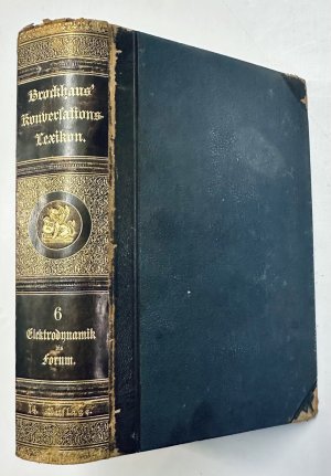 antiquarisches Buch – ohne – Brockhaus Konversations-Lexikon In sechzehn Bänden. 6. Band