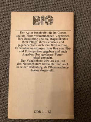 gebrauchtes Buch – Lutz Bösenberg – Vögel im Garten