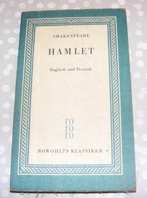 antiquarisches Buch – Shakespeare – Hamlet (Englisch Deutsch)