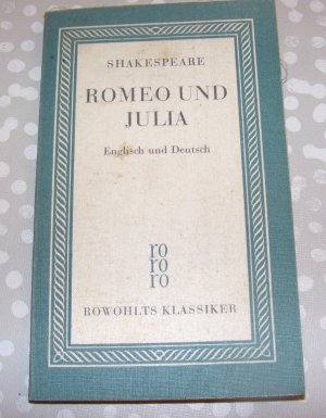 antiquarisches Buch – Shakespeare – Romeo und Julia (Englisch und Deutsch)