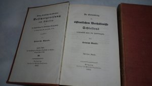 Die Entwicklung der ï¿½ffentlichen Verhï¿½ltnisse Schlesiens vornï¿½mlich unter den Habsburgern. Erster Band./Zweiter Band.