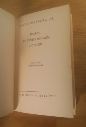 antiquarisches Buch – Rainer Maria Rilke – Briefe an einen jungen Dichter