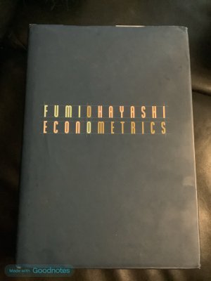 gebrauchtes Buch – Fumio Hayashi – Econometrics gebrauchtes Buch – Fumio Hayashi – Econometrics