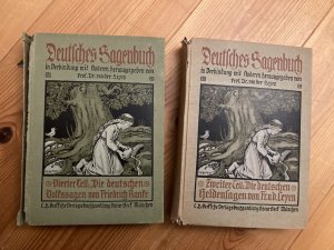 antiquarisches Buch – Prof. Dr – Deutsches Sagenbuch 1-4