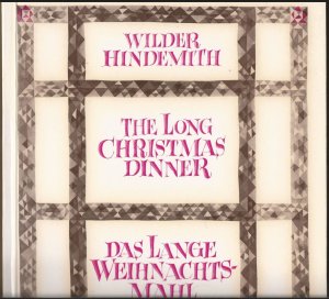 The long Christmas Dinner. Opera in one act / Das lange Weihnachtsmahl (1960). Oper in einem Akt (= Edition Schott 5175). Klavier-Auszug vom Komponisten […]