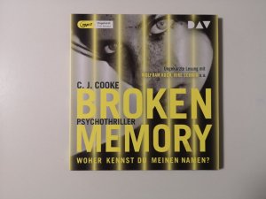 gebrauchtes Hörbuch – C. J. Cooke – Broken Memory