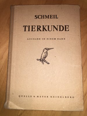 antiquarisches Buch – Otto Schmeil – Tierkunde