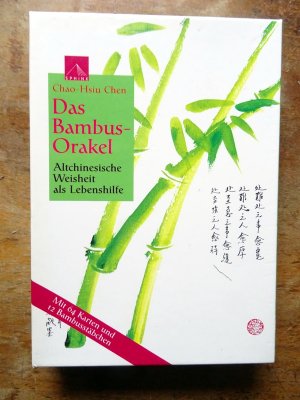 Das Bambus-Orakel, m. 64 Karten u. 12 Bambusstäbchen - Sehr Guter Zustand!