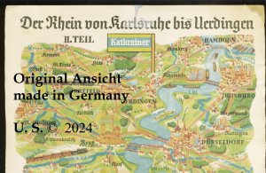 antiquarisches Buch – A. Storz – "Der Rhein von Karlsruhe bis Uerdingen"