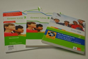 Green Line 2. 3er Pack: Lehrbuch, Workbuch und Trainingsbuch für 6. Klasse an Gymnasien