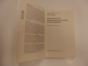 gebrauchtes Buch – Schulz von Thun – Miteinander reden: Kommunikationspsychologie für Führungskräfte (Paket 10 Exemplare!)