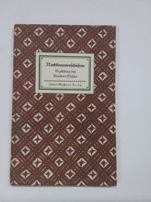 antiquarisches Buch – Adalbert Stifter – Nachkommenschaften, Nr.69