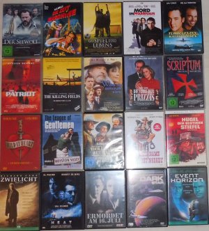 20x DVD´s Konvolut Drama, Western, Thriller, Science Fiction