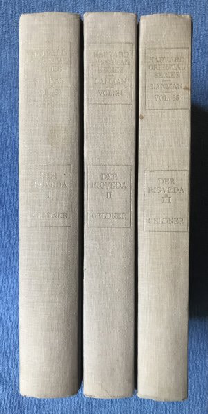 gebrauchtes Buch – Geldner, Karl Friedrich – Der Rig-Veda - Erster bis Zehnter Liederkreis - 3 Bände