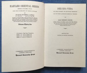 gebrauchtes Buch – Geldner, Karl Friedrich – Der Rig-Veda - Erster bis Zehnter Liederkreis - 3 Bände
