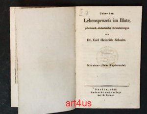 Ueber den Lebensprozeß im Blute, polemisch-didactische Erläuterungen. Mit einer illum. Kupfertafel