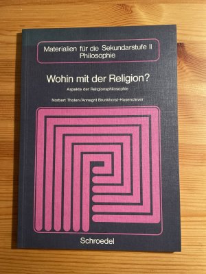 gebrauchtes Buch – Tholen, Norbert; Brunkhorst-Hasenclever – Wohin mit der Religion?