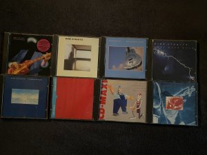 gebrauchter Tonträger – Dire Straits – Dire Straits - 8 CDs- Brothers In Arms, Love Over Gold, Dire Straits-CD-Maxi, Communique, Making Movies, On Every Street, Money For Nothing, Vertigo