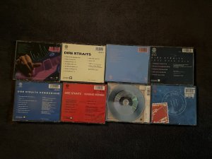 gebrauchter Tonträger – Dire Straits – Dire Straits - 8 CDs- Brothers In Arms, Love Over Gold, Dire Straits-CD-Maxi, Communique, Making Movies, On Every Street, Money For Nothing, Vertigo