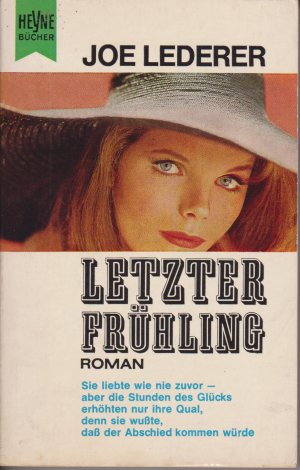 antiquarisches Buch – Joe Lederer – Letzter Frühling. Roman