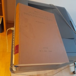 NJW 1976 (II), 29. Jahrgang 1976, 2. Halbband, Neue Juristische Wochenschrift