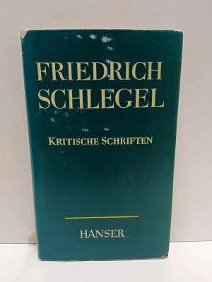 antiquarisches Buch – Friedrich Schlegel – Kritische Schriften