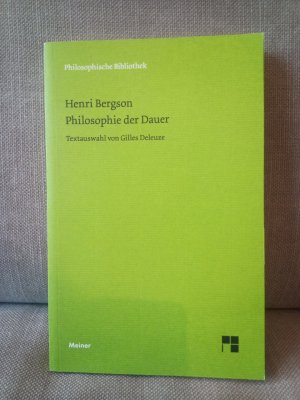 gebrauchtes Buch – Henri Bergson – Philosophie der Dauer