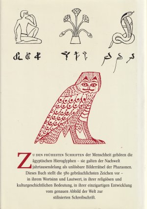 gebrauchtes Buch – Betrò, Maria C – Heilige Zeichen - 580 ägyptische Hieroglyphen - Das Land der Pharaonen im Spiegel seiner Schrift