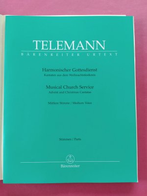 Harmonischer Gottesdienst. Kantaten aus dem Weihnachtsfestkreis für mittlere Stimme - hrgb. von Gustav Fock und Ute Poetzsch - Partitur und Stimmen (BA […]