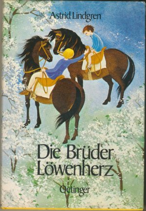 gebrauchtes Buch – Astrid Lindgren – Die Brüder Löwenherz - großformatige Ausgabe von 1980 mit seltenem Titelbild