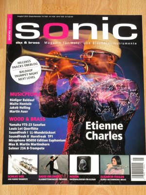 sonic - sax & brass - Magazin für Holz- und Blechblasinstrumente - Ausgabe: Oktober November 2024 - Etienne Charles