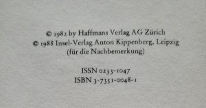 gebrauchtes Buch – Peter Rühmkorf – Kleine Fleckenkunde