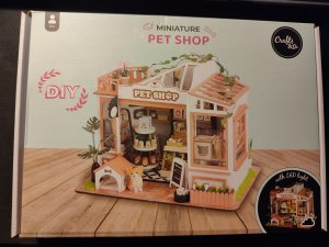 DIY Miniature "Pet Shop"mit LED light (Tierladen/Tiershop selber basteln)