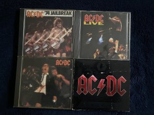 AC DC - 4 CDs - If You Want Blood, Black Ice, `74 Jailbreak, AC DC Live